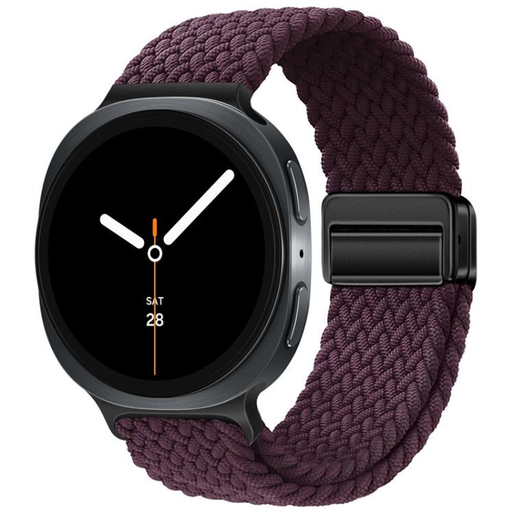 Loop Magnetic Buckle Braided Nylon Watch Band, For Samsung Galaxy Watch8 / Watch8 Classic