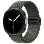 Loop Magnetic Buckle Braided Nylon Watch Band, For Samsung Galaxy Watch8 / Watch8 Classic