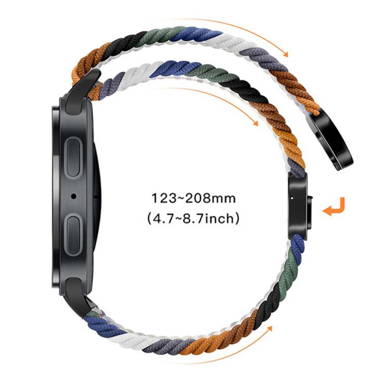 Loop Magnetic Buckle Braided Nylon Watch Band, For Samsung Galaxy Watch8 / Watch8 Classic
