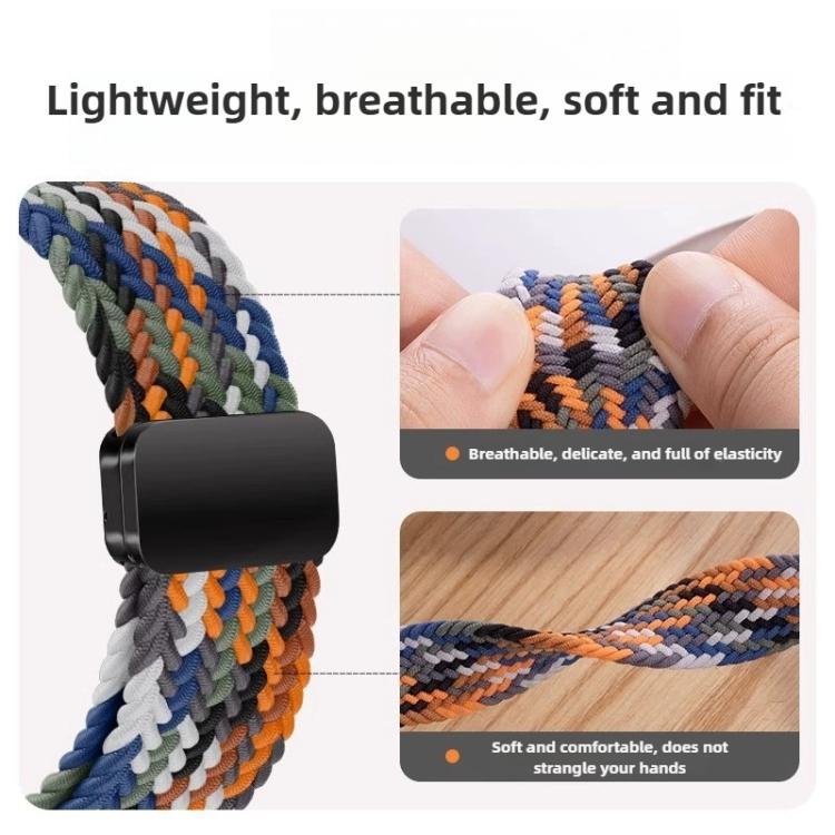 Loop Magnetic Buckle Braided Nylon Watch Band, For Samsung Galaxy Watch8 / Watch8 Classic