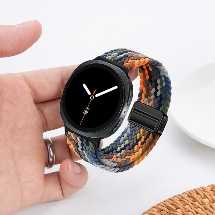 Loop Magnetic Buckle Braided Nylon Watch Band, For Samsung Galaxy Watch8 / Watch8 Classic