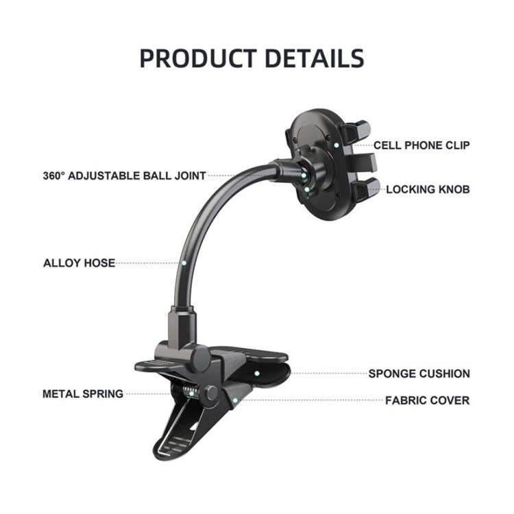 For Electric Guitar Bass Ukulele Piano Panel Live Teaching Universal Phone Holder, X040