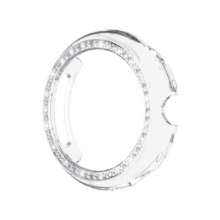 Single Row Diamond Hollow PC Watch Protective Cover, For Google Pixel Watch4 45mm, For Google Pixel Watch4 41mm