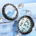 Einreihige, diamantförmige Schutzhülle aus Polycarbonat für Google Pixel Watch4 (45 mm und 41 mm)