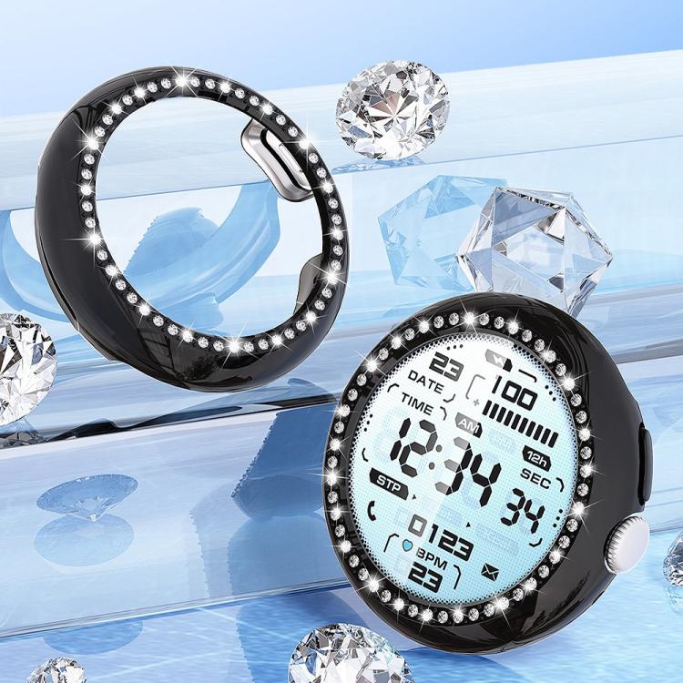 Einreihige, diamantförmige Schutzhülle aus Polycarbonat für Google Pixel Watch4 (45 mm und 41 mm)