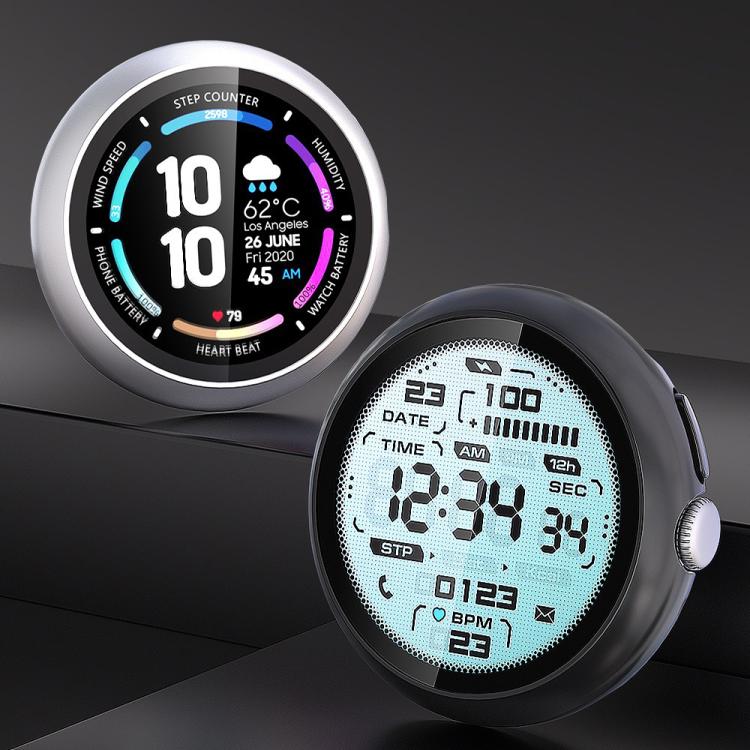 Integrierte Schutzhülle aus gehärtetem Polycarbonat für Google Pixel Watch4 (45 mm) und Google Pixel Watch4 (41 mm)