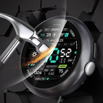 Integrierte Schutzhülle aus gehärtetem Polycarbonat für Google Pixel Watch4 (45 mm) und Google Pixel Watch4 (41 mm)