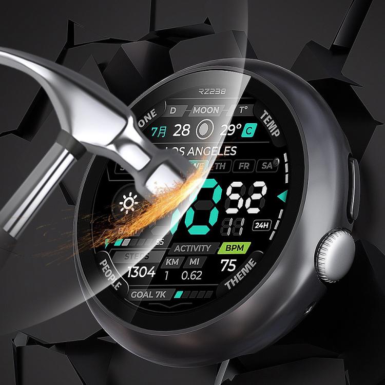 Integrierte Schutzhülle aus gehärtetem Polycarbonat für Google Pixel Watch4 (45 mm) und Google Pixel Watch4 (41 mm)