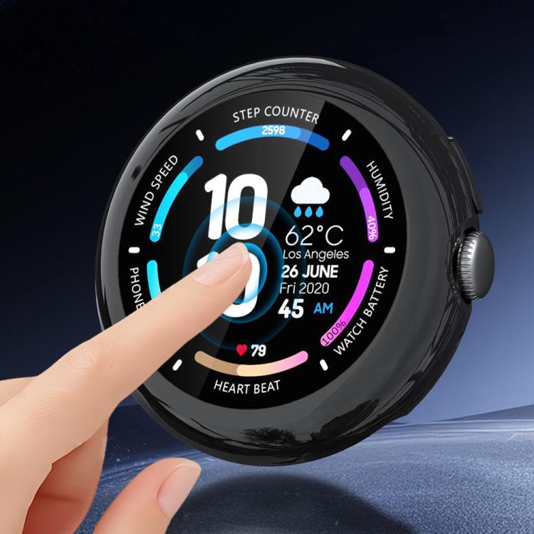 Vollständige Schutzhülle aus galvanisiertem TPU für Google Pixel Watch4 (45 mm und 41 mm)