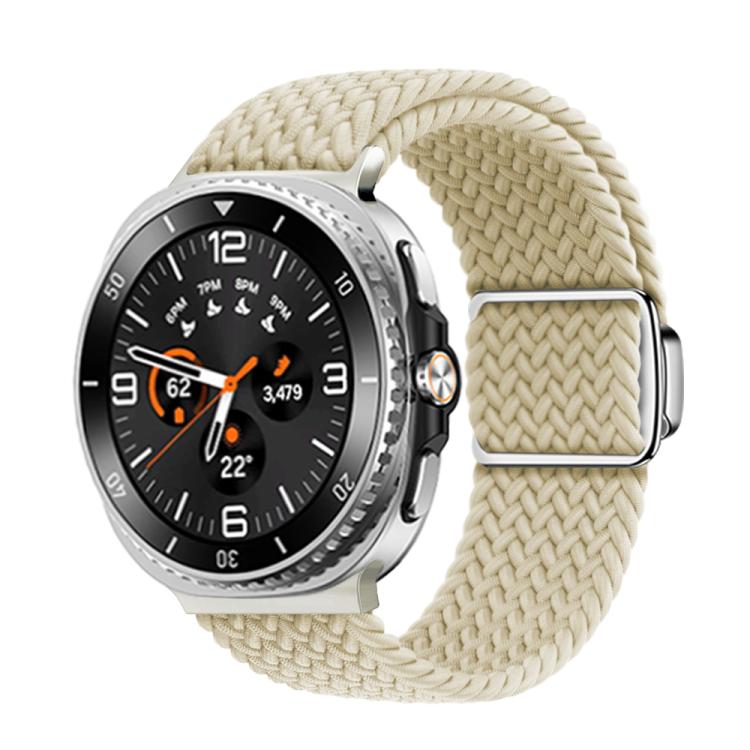 Magnetic Buckle Braided Nylon Watch Band, For Samsung Galaxy Watch8 / Watch8 Classic