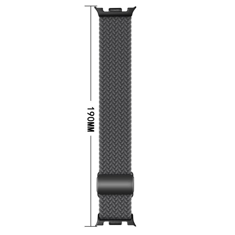 Magnetic Buckle Braided Nylon Watch Band, For Samsung Galaxy Watch8 / Watch8 Classic