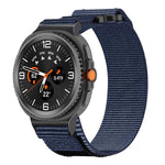 Two Sections Nylon Hook And Loop Fastener Watch Band, For Samsung Galaxy Watch8 / Watch8 Classic