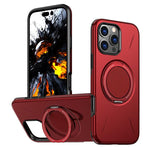 Kalebol Magnetic MagSafe Rotation Holder PC Phone Case, For iPhone 16 Plus, For iPhone 16, For iPhone 15 Pro Max, For iPhone 15 Pro, For iPhone 15, For iPhone 14