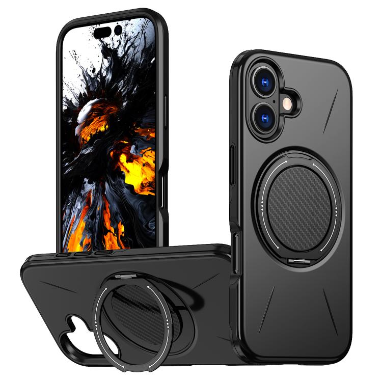 Kalebol Magnetic MagSafe Rotation Holder PC Phone Case, For iPhone 17 Pro Max, For iPhone 17 Pro, For iPhone 17, For iPhone Air, For iPhone 16 Pro Max, For iPhone 16 Pro