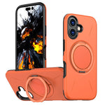 Kalebol Magnetic MagSafe Rotation Holder PC Phone Case, For iPhone 16 Plus, For iPhone 16, For iPhone 15 Pro Max, For iPhone 15 Pro, For iPhone 15, For iPhone 14