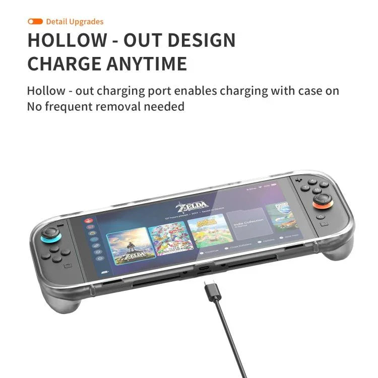 Game Game Console TPU Protective Case with Back Support, For Nintendo Switch 2