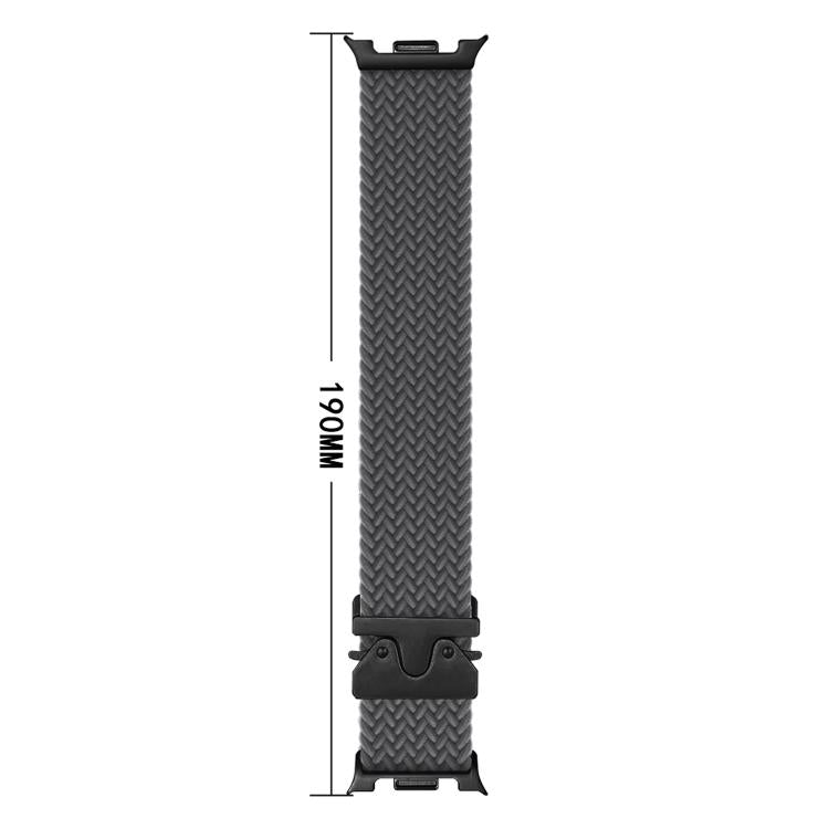 Parachute Buckle Braided Nylon Watch Band, For Samsung Galaxy Watch8 / Watch8 Classic