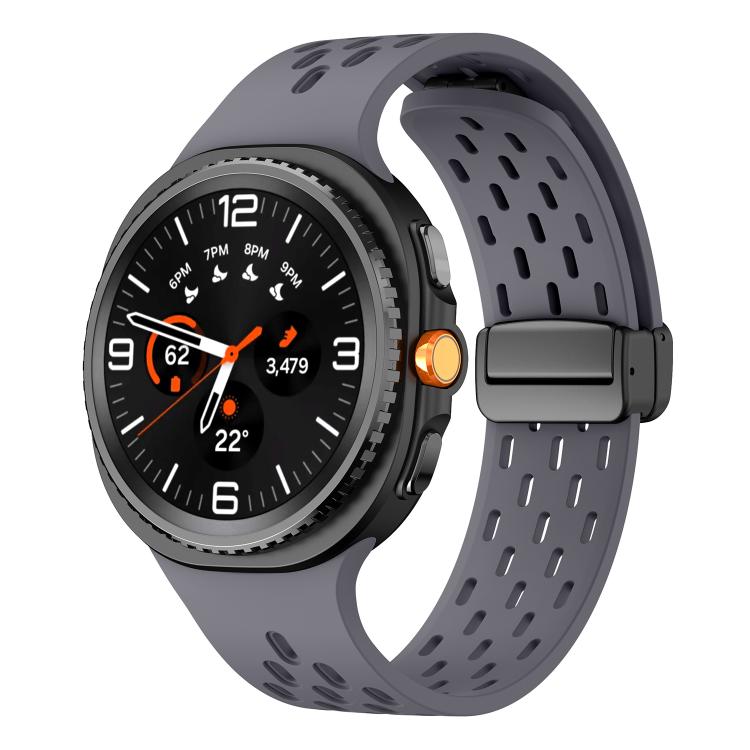 Mesh Magnetic Silicone Watch Band, For Samsung Galaxy Watch8 / Watch8 Classic