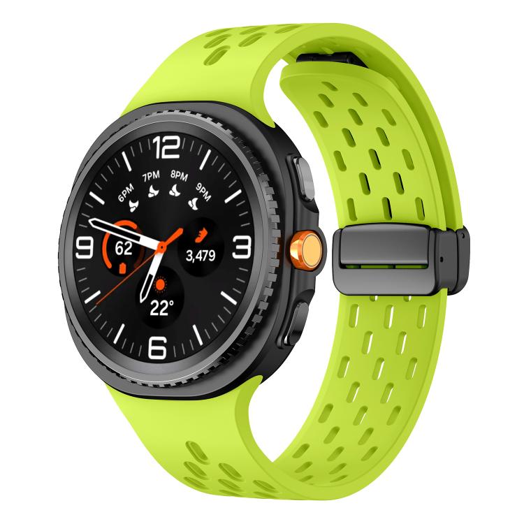 Mesh Magnetic Silicone Watch Band, For Samsung Galaxy Watch8 / Watch8 Classic