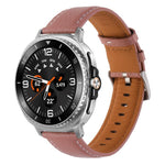 Lychee Texture Genuine Leather Watch Band, For Samsung Galaxy Watch8 / Watch8 Classic