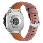 Lychee Texture Genuine Leather Watch Band, For Samsung Galaxy Watch8 / Watch8 Classic