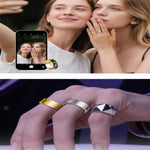 R100 SIZE 9 Smart Ring, Support Heart Rate / Blood Oxygen / Sleep Monitoring / Remote Photography