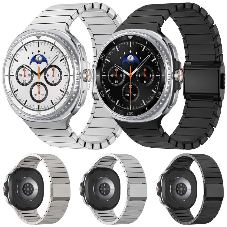 Bamboo Norman Buckle Stainless Steel Watch Band, For Samsung Galaxy Watch8 / Watch8 Classic