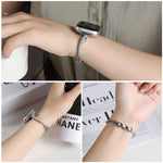 Copper Inlaid Zircon Snake Head Watch Band, For Apple Watch 46mm / 49mm / 45mm / 44mm, For Apple Watch 42mm / 41mm / 40mm / 38mm