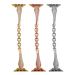 Copper Inlaid Zircon Leopard Head Watch Band, For Apple Watch 46mm / 49mm / 45mm / 44mm, For Apple Watch 42mm / 41mm / 40mm / 38mm