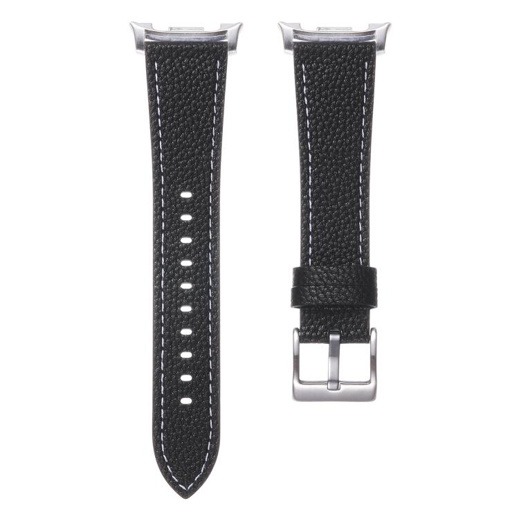 Double Sided Lychee Texture Leather Watch Band, For Samsung Galaxy Watch8 / Watch8 Classic