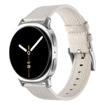 Double Sided Lychee Texture Leather Watch Band, For Samsung Galaxy Watch8 / Watch8 Classic