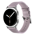 Double Sided Lychee Texture Leather Watch Band, For Samsung Galaxy Watch8 / Watch8 Classic