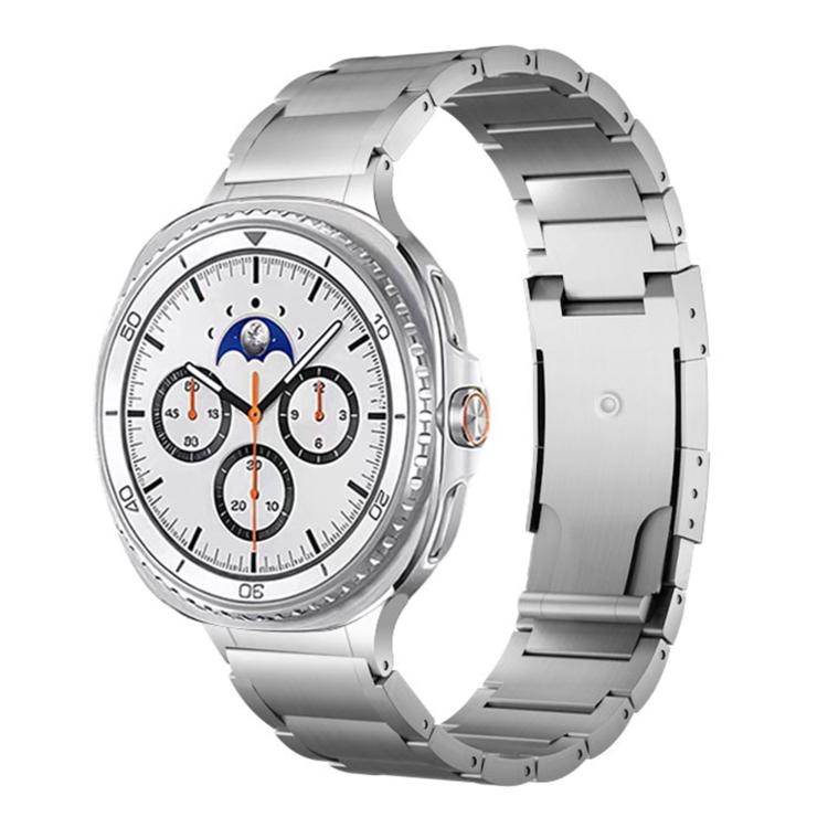 Integrated Three Beads Tortoise Buckle Metal Watch Band, For Samsung Galaxy Watch8 / Watch8 Classic