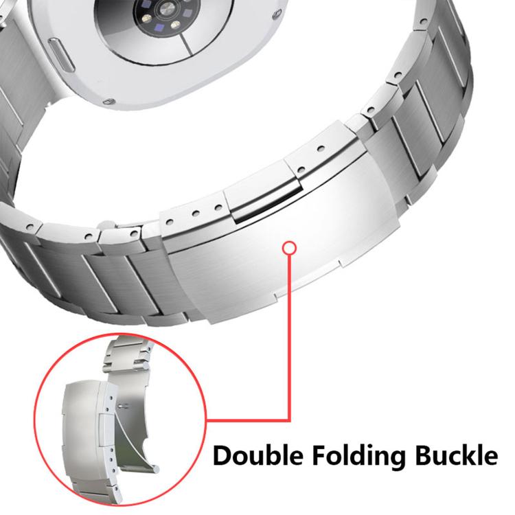 Integrated Three Beads Tortoise Buckle Metal Watch Band, For Samsung Galaxy Watch8 / Watch8 Classic