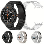 Integrated Three Beads Metal Titanium Watch Band, For Samsung Galaxy Watch8 / Watch8 Classic