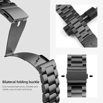 Integrated Three Beads Metal Titanium Watch Band, For Samsung Galaxy Watch8 / Watch8 Classic