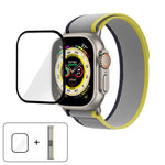 Wild Path Loop Nylon Watch Band with 3D Curved Film, For Apple Watch 6 / 5 / 4 / SE 40mm, For Apple Watch Ultra / 2 49mm, For Apple Watch Series 9 / 8 / 7 45mm