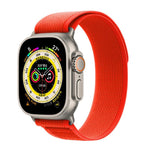 Wild Path Loop Nylon Watch Band with 3D Curved Film, For Apple Watch Series 9 / 8 / 7 41mm, For Apple Watch 3 / 2 / 1 38mm, For Apple Watch 3 / 2 / 1 42mm