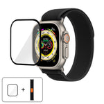 Wild Path Loop Nylon Watch Band with 3D Curved Film, For Apple Watch 6 / 5 / 4 / SE 40mm, For Apple Watch Ultra / 2 49mm, For Apple Watch Series 9 / 8 / 7 45mm