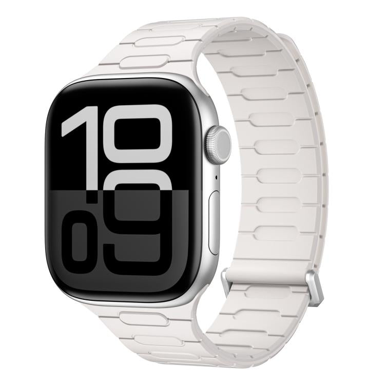 I-Shaped Magnetic Silicone Watch Band, For Apple Watch 46mm / 49mm / 45mm / 44mm, For Apple Watch 42mm / 41mm / 40mm / 38mm