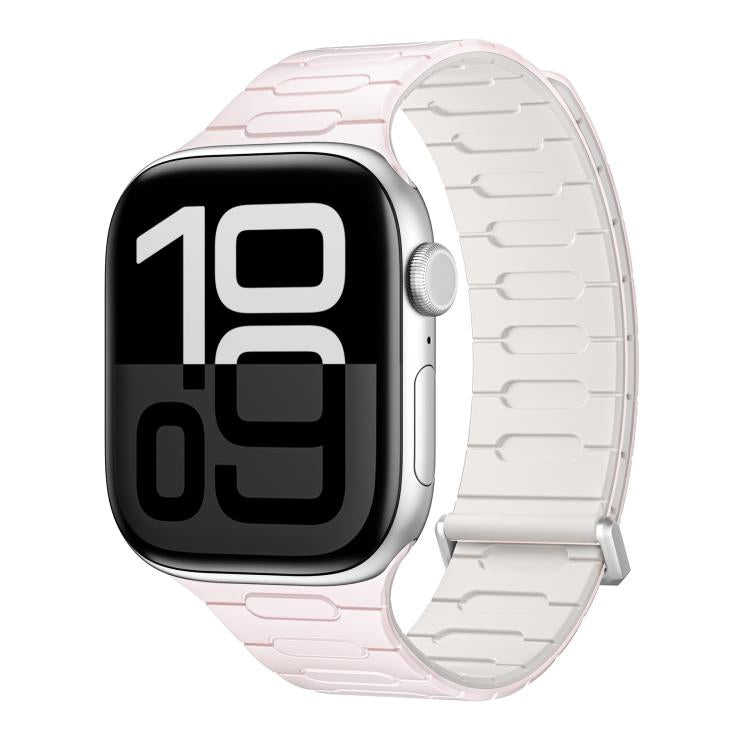I-Shaped Magnetic Silicone Watch Band, For Apple Watch 46mm / 49mm / 45mm / 44mm, For Apple Watch 42mm / 41mm / 40mm / 38mm