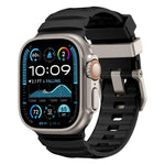 Rock-Peak Silicone Watch Band, For Apple Watch 46mm / 49mm / 45mm / 44mm