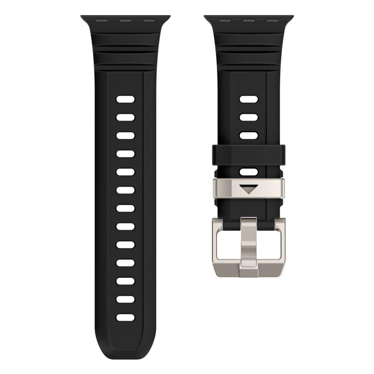 Rock-Peak Silicone Watch Band, For Apple Watch 46mm / 49mm / 45mm / 44mm