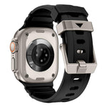 Rock-Peak Silicone Watch Band, For Apple Watch 46mm / 49mm / 45mm / 44mm