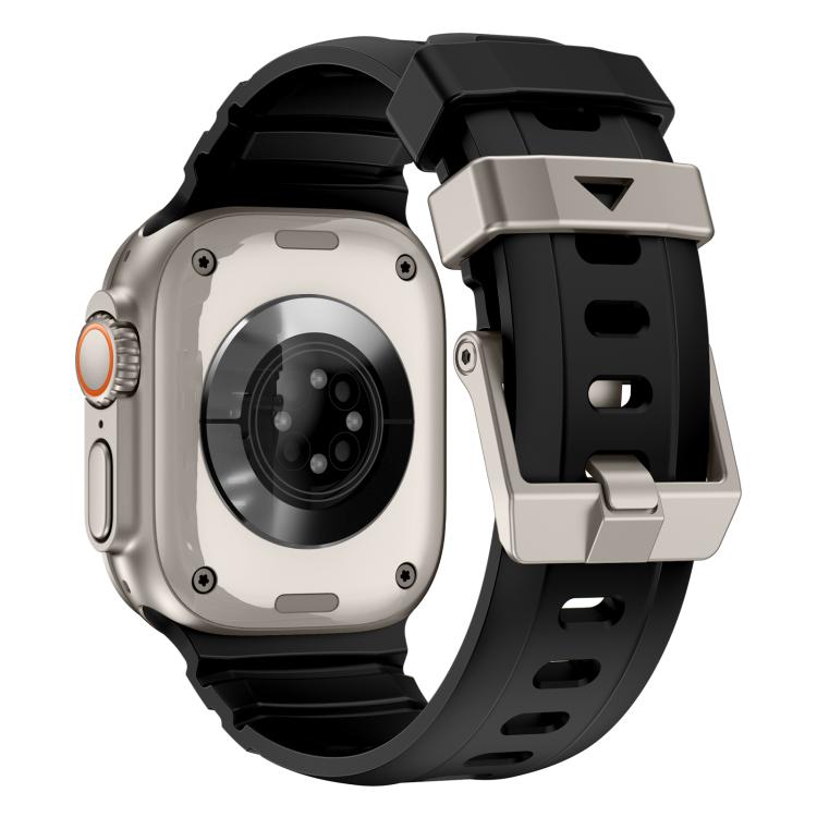 Rock-Peak Silicone Watch Band, For Apple Watch 46mm / 49mm / 45mm / 44mm