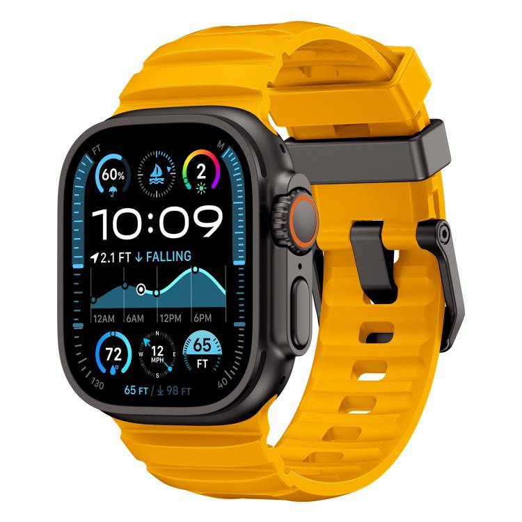 Rock-Peak Silicone Watch Band, For Apple Watch 46mm / 49mm / 45mm / 44mm