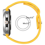 Football Texture Reverse Steel Buckle Silicone Watch Band, For Samsung Galaxy Watch8 / Watch8 Classic