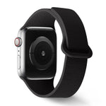 Lychee Pattern Magnetic Loop Silicone Watch Band, For Apple Watch 46mm / 49mm / 45mm / 44mm, For Apple Watch 42mm / 41mm / 40mm / 38mm