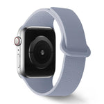 Lychee Pattern Magnetic Loop Silicone Watch Band, For Apple Watch 46mm / 49mm / 45mm / 44mm, For Apple Watch 42mm / 41mm / 40mm / 38mm