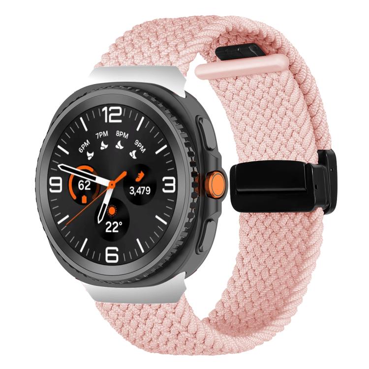 Fold Magnetic Buckle Braided Watch Band, For Samsung Galaxy Watch8 / Watch8 Classic